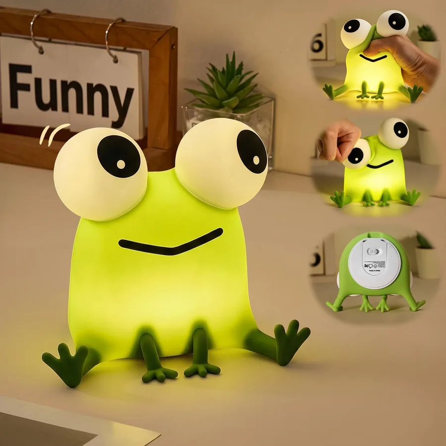 Big-eyed frog lamp by Mubarek