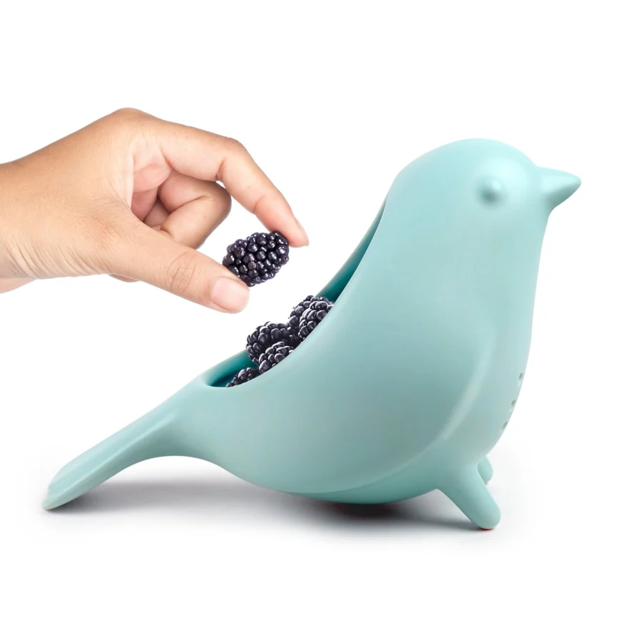 Blue bird colander by Fred