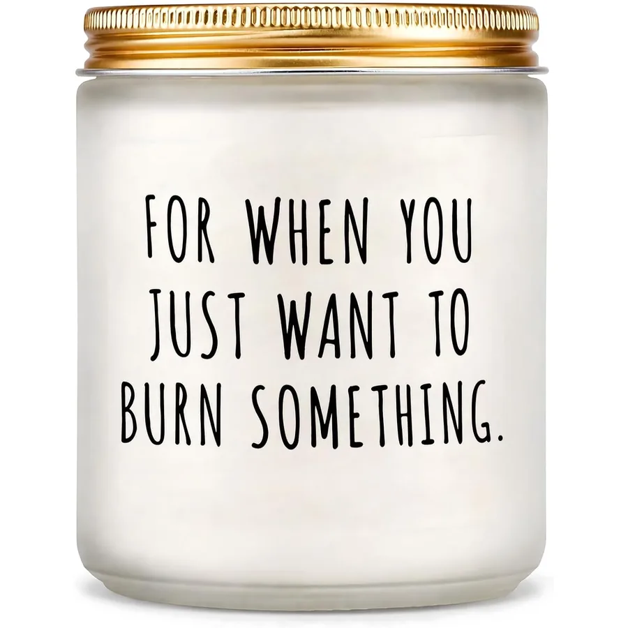 Burn something candle by Unbox Bliss