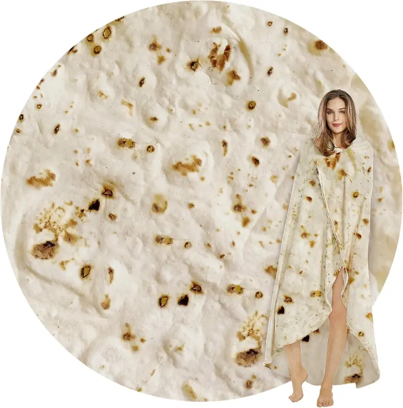 Burrito tortilla blanket by SeaRoomy