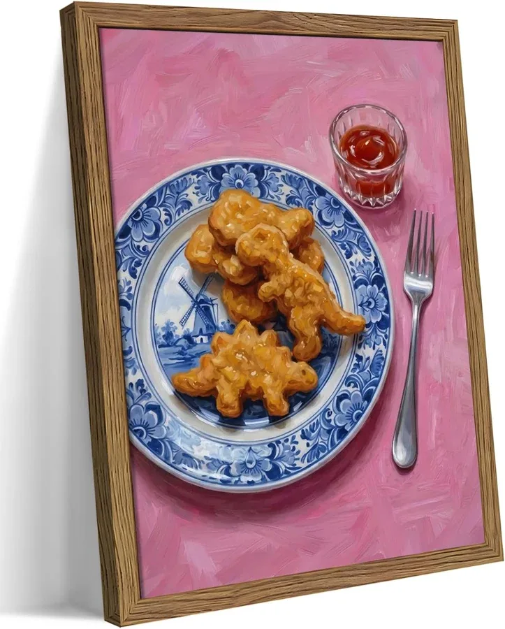 Dino-nugget wall art by ZHARGL