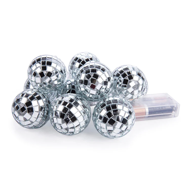 Mini disco string lights by Kikkerland