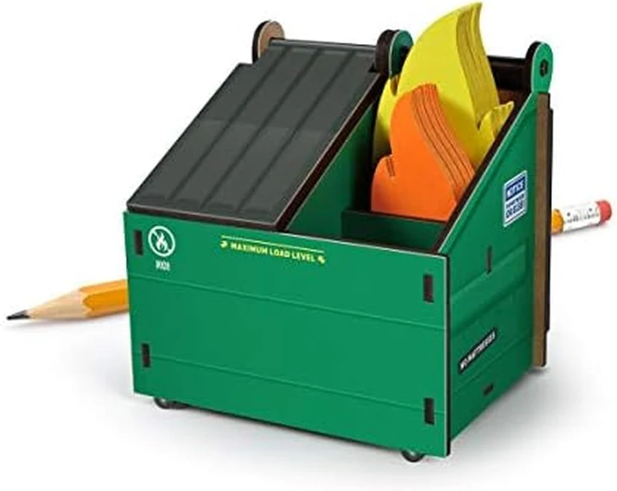 Dumpster desk organizer by Genuine Fred