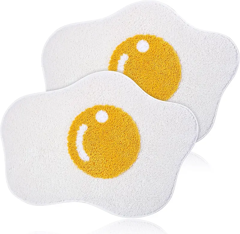 Egg bath mats by Timgle