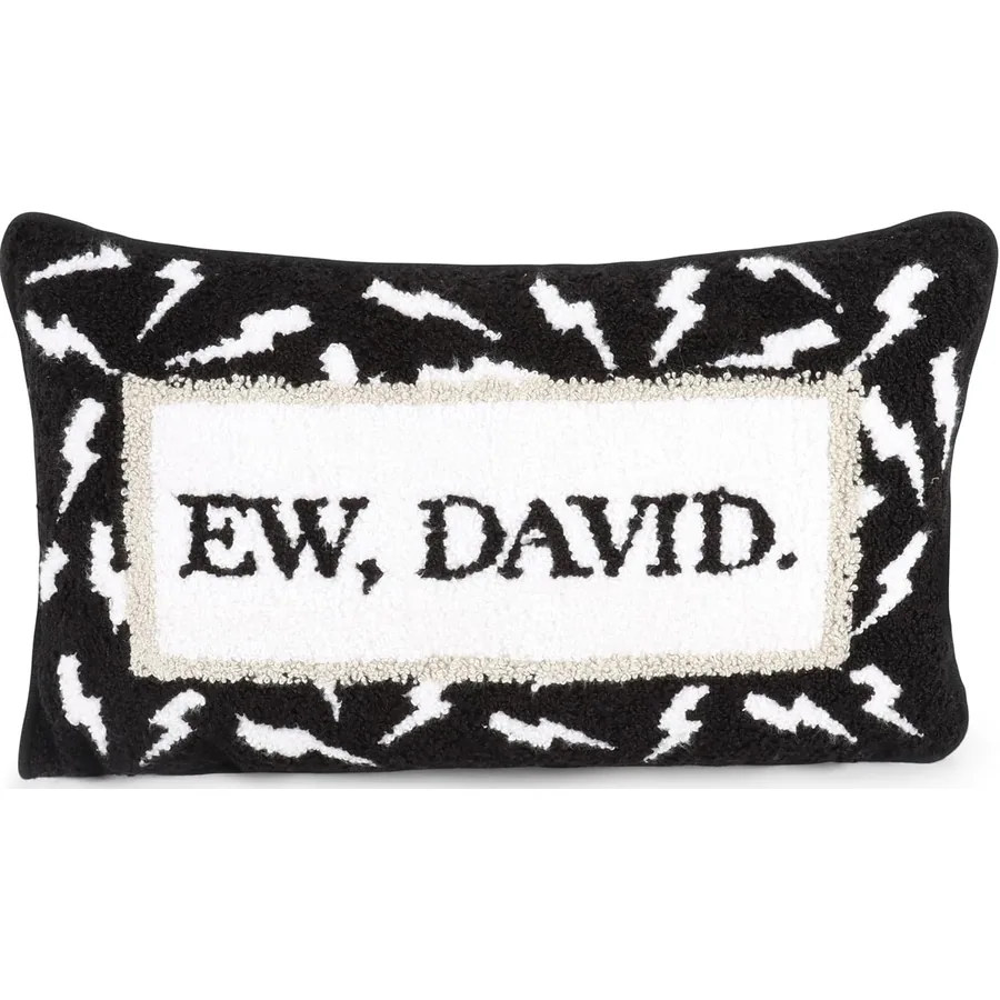 Ew, David pillow by Jay Franco