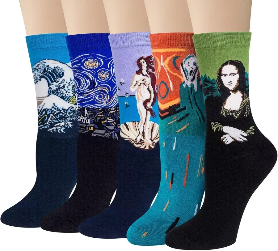 Famous painting socks by Chalier
