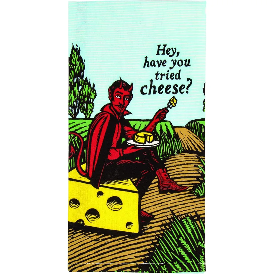 Have You Tried Cheese towel by Blue Q