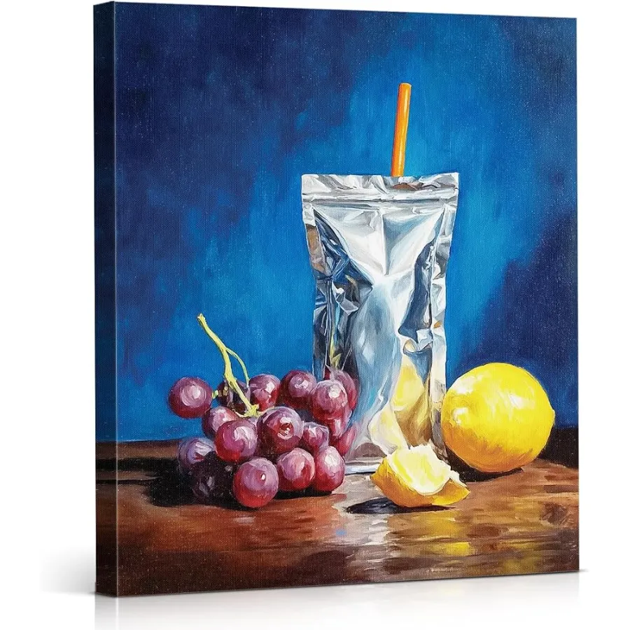 Juice pouch still life print by APOHBGV