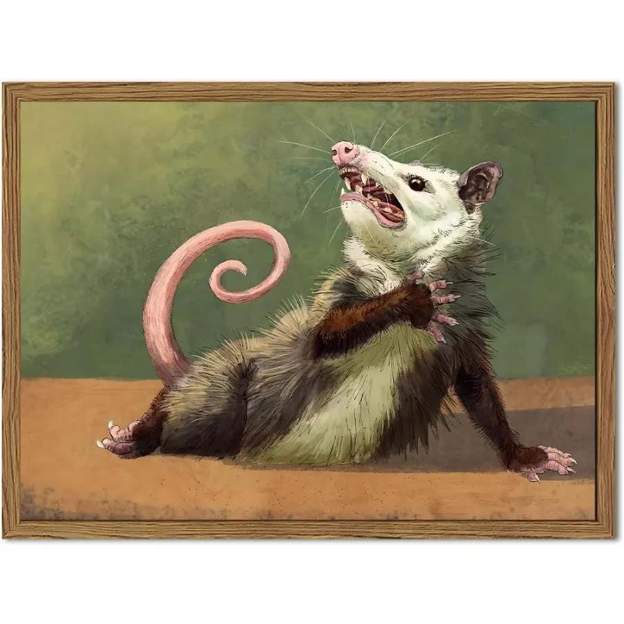 Lounging opossum art by AFCHUNZ