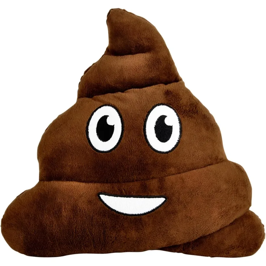 Poop emoji pillow by Rhode Island Novelty