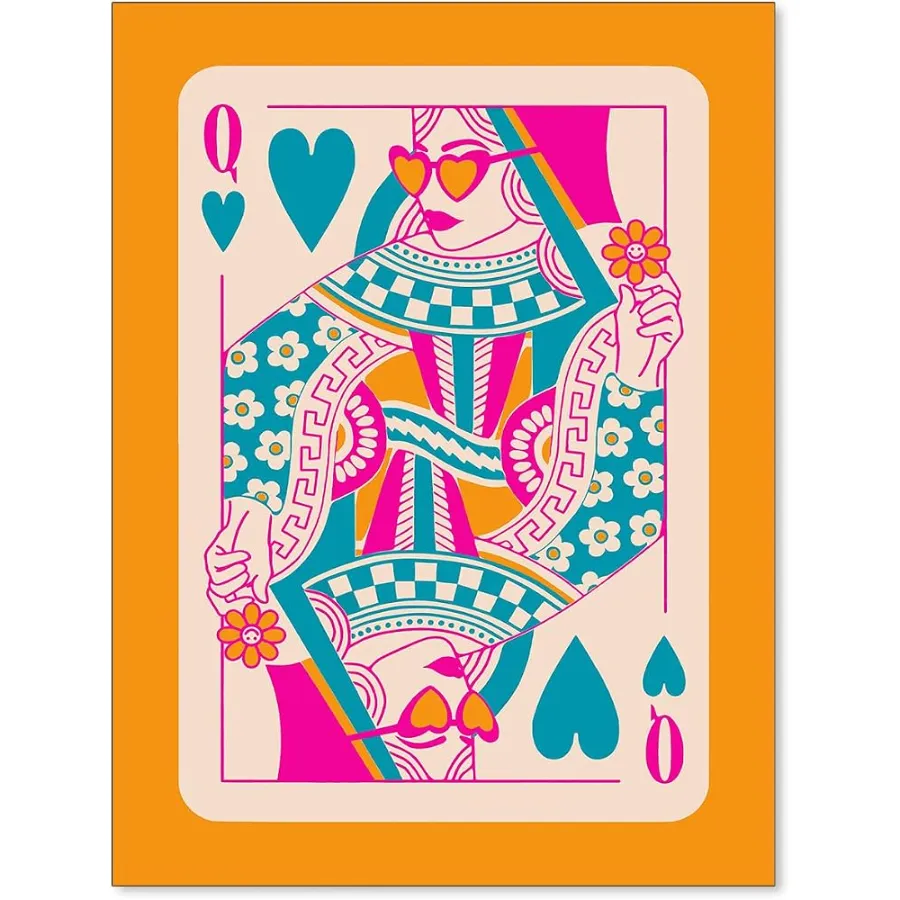 Queen of Hearts print by XMOPNITIN