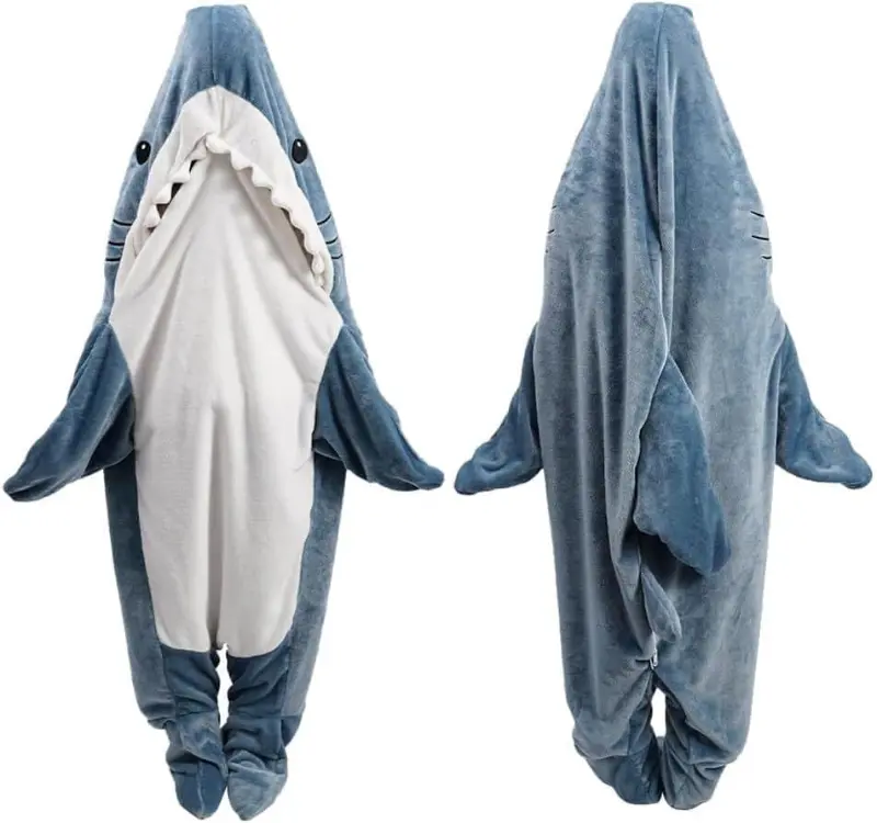 Shark blanket hoodie by inkArts