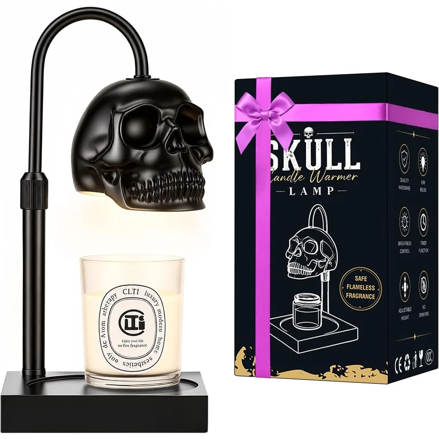 Skull candle warmer lamp by TOACSUCP