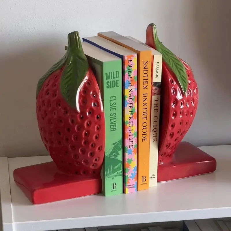 Strawberry bookends by Wowgitrue
