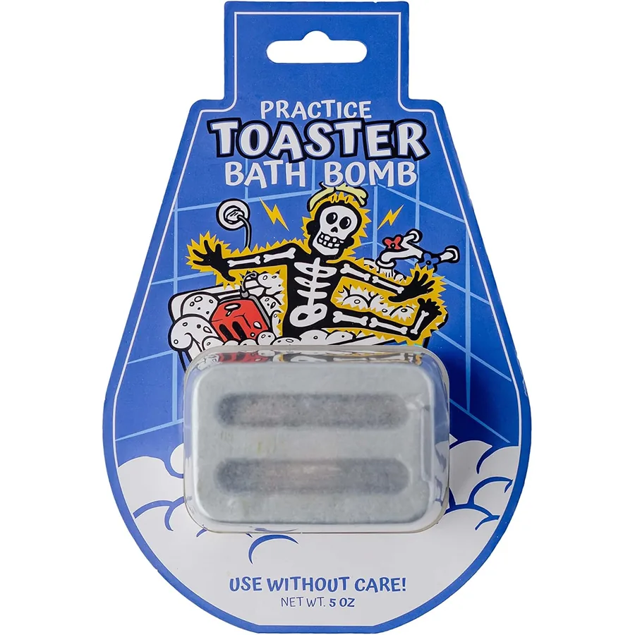 Toaster bath bomb by MilkToast Brands