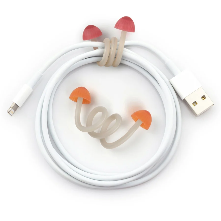 Mushroom cable ties by Fred