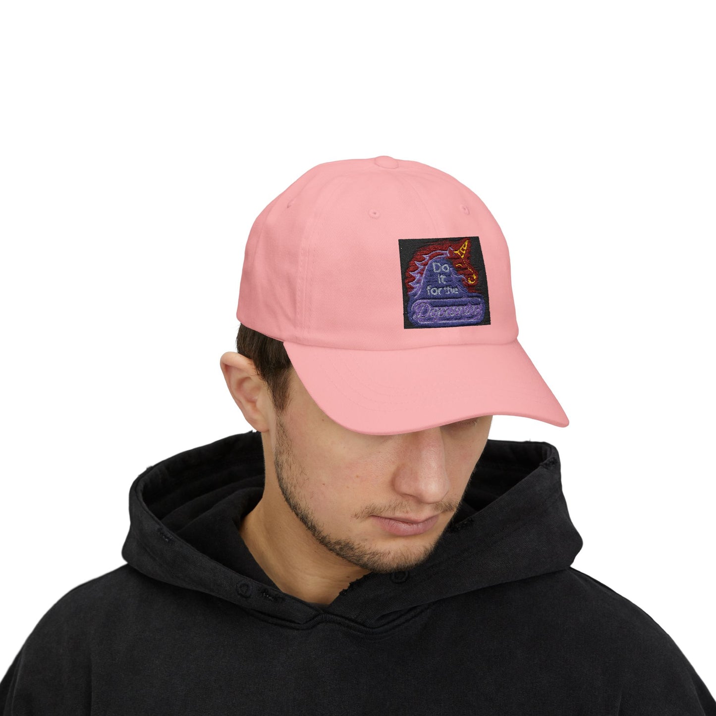 Do It for The Dopamine Classic Embroidered Dad Cap - Unisex Casual Hat, Perfect Gift for Father's Day, Stylish Accessory, Everyday Wear, Fun and Unique Design