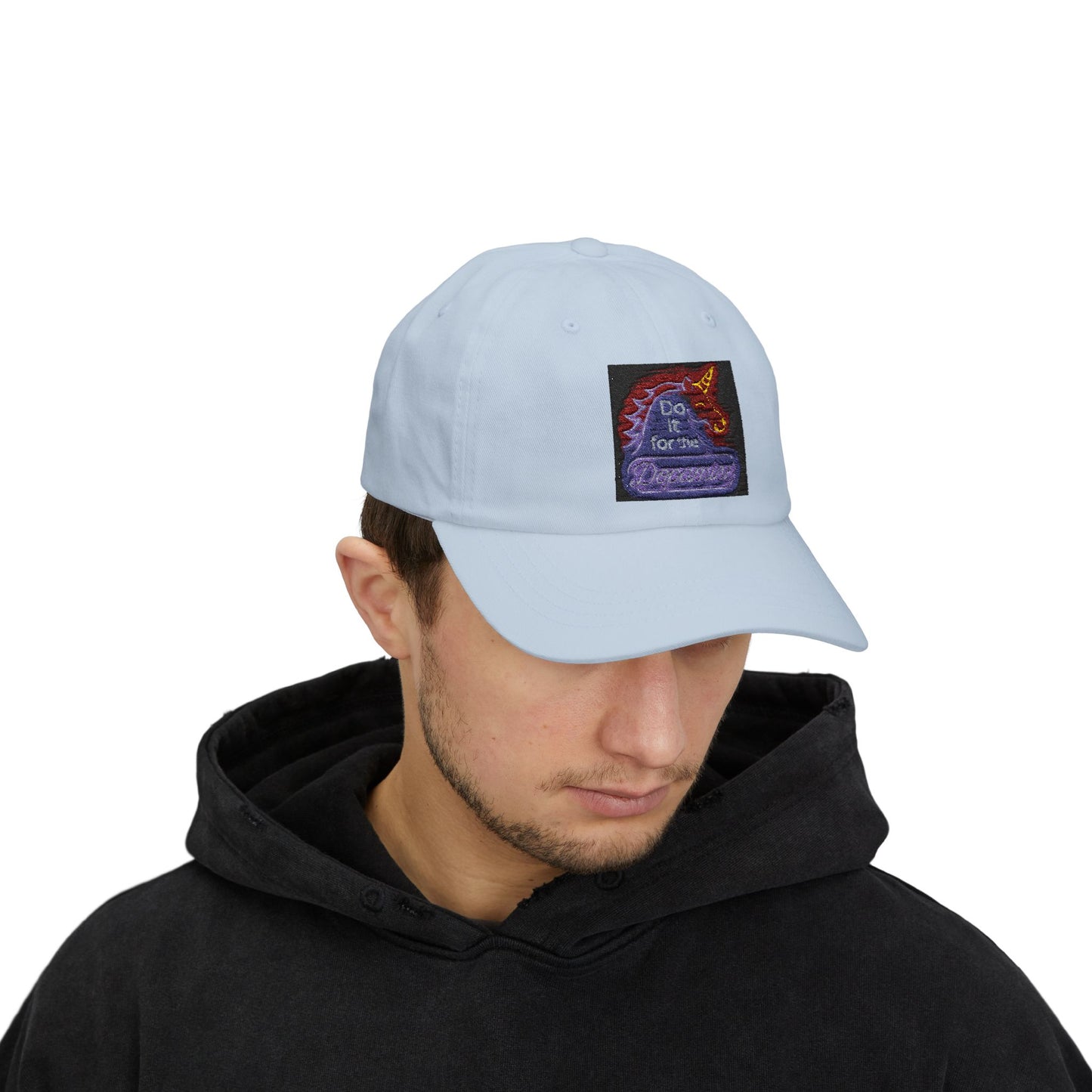 Do It for The Dopamine Classic Embroidered Dad Cap - Unisex Casual Hat, Perfect Gift for Father's Day, Stylish Accessory, Everyday Wear, Fun and Unique Design