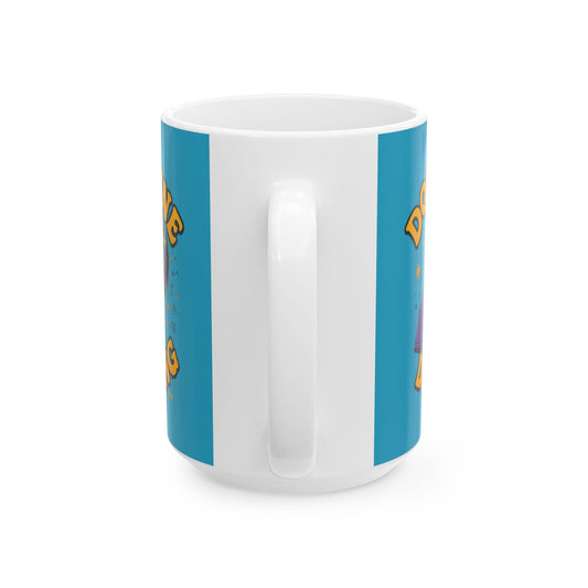 Dopamine Dancing Mug - 15 oz. Turquoise
