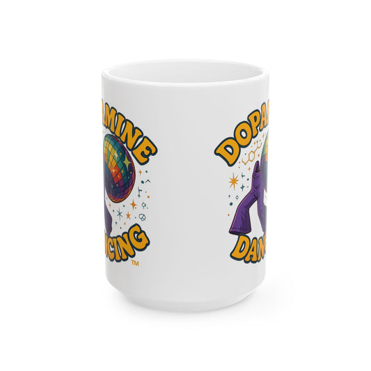 Dopamine Dancing Mug - 15 oz. White
