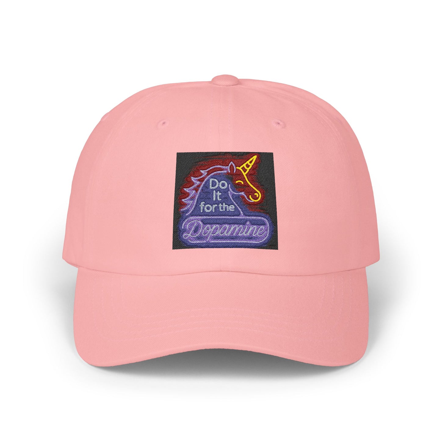 Do It for The Dopamine Classic Embroidered Dad Cap - Unisex Casual Hat, Perfect Gift for Father's Day, Stylish Accessory, Everyday Wear, Fun and Unique Design