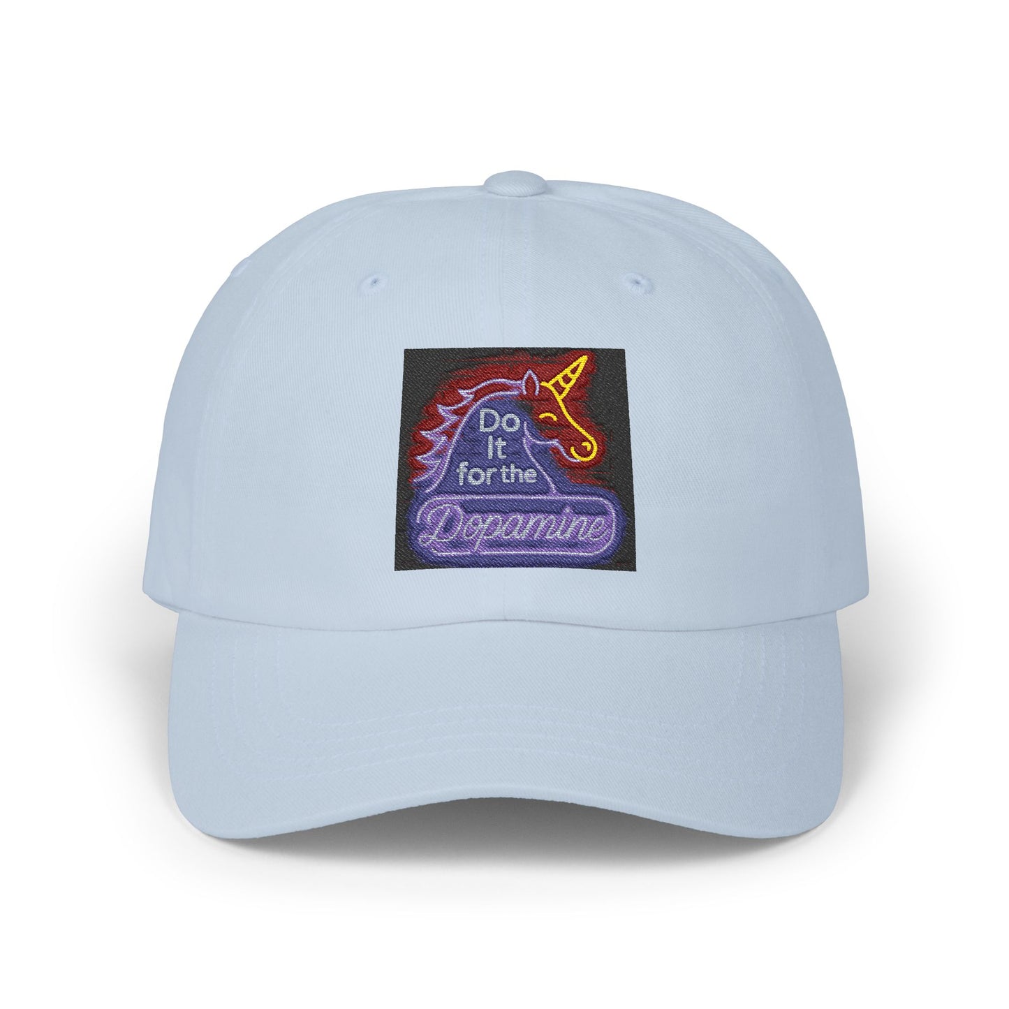 Do It for The Dopamine Classic Embroidered Dad Cap - Unisex Casual Hat, Perfect Gift for Father's Day, Stylish Accessory, Everyday Wear, Fun and Unique Design