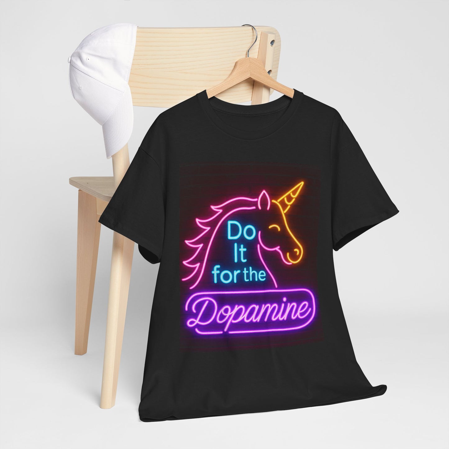 Neon Unicorn Motivational Tee, Unisex T-Shirt for Fun, Party Wear, Gift for Unicorn Lovers, Statement Shirt, Cute Casual Wear