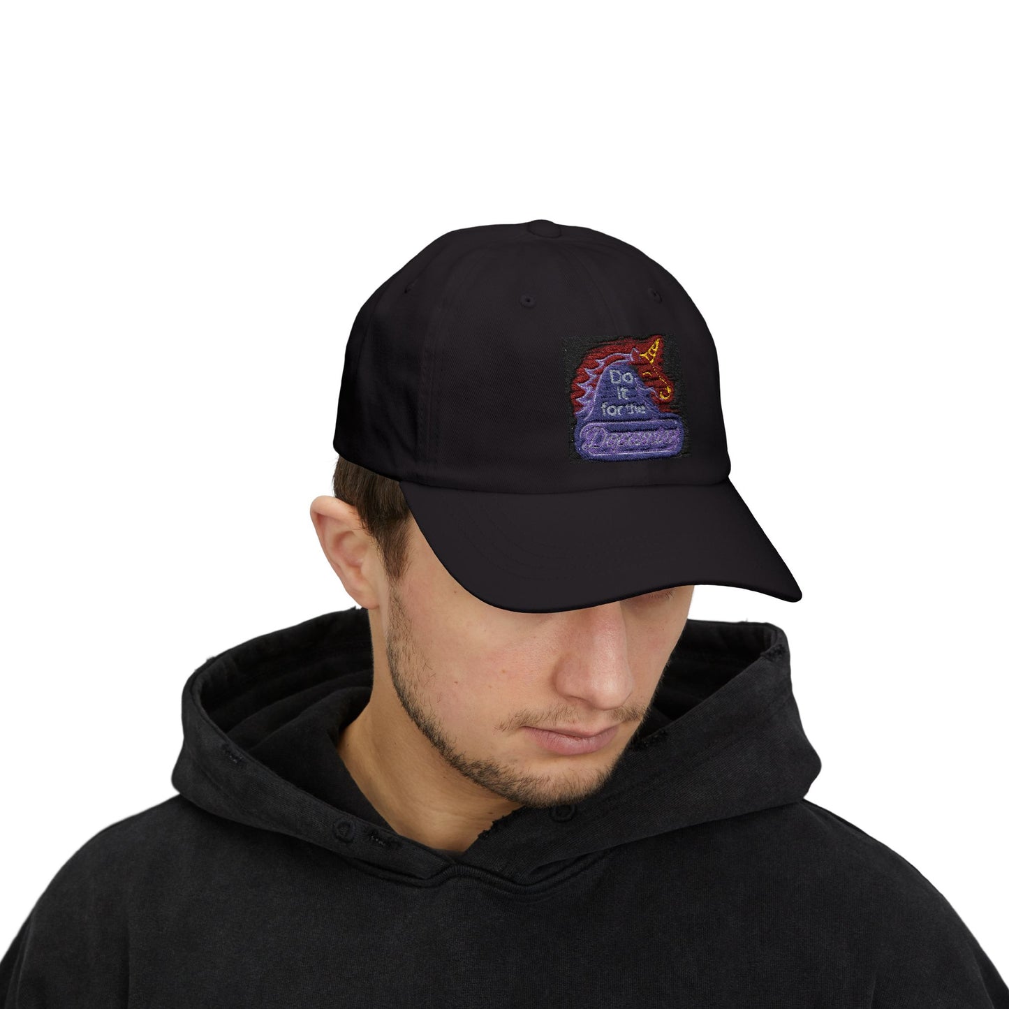 Do It for The Dopamine Classic Embroidered Dad Cap - Unisex Casual Hat, Perfect Gift for Father's Day, Stylish Accessory, Everyday Wear, Fun and Unique Design